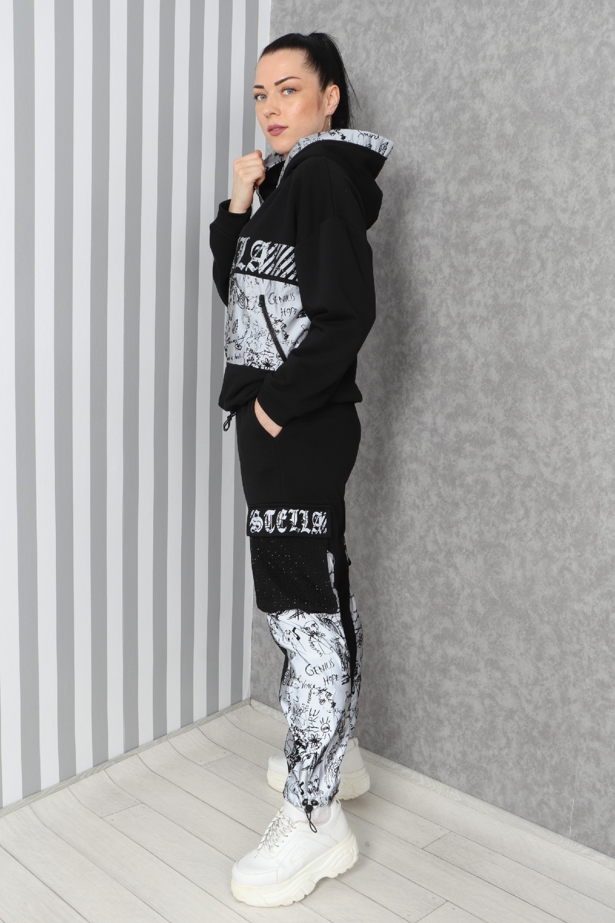 Two-Piece Suit-Black