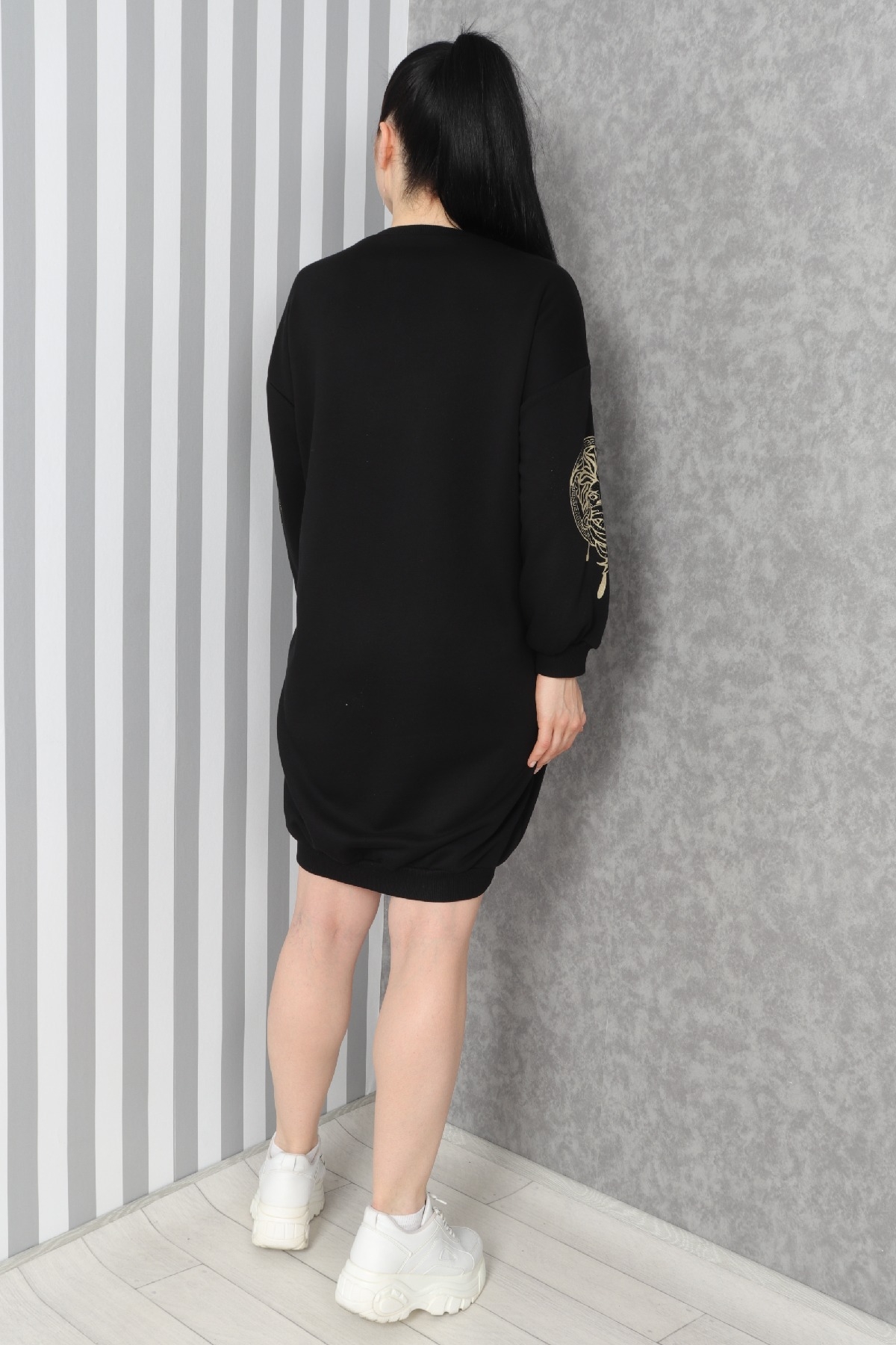 Casual Dresses-Black