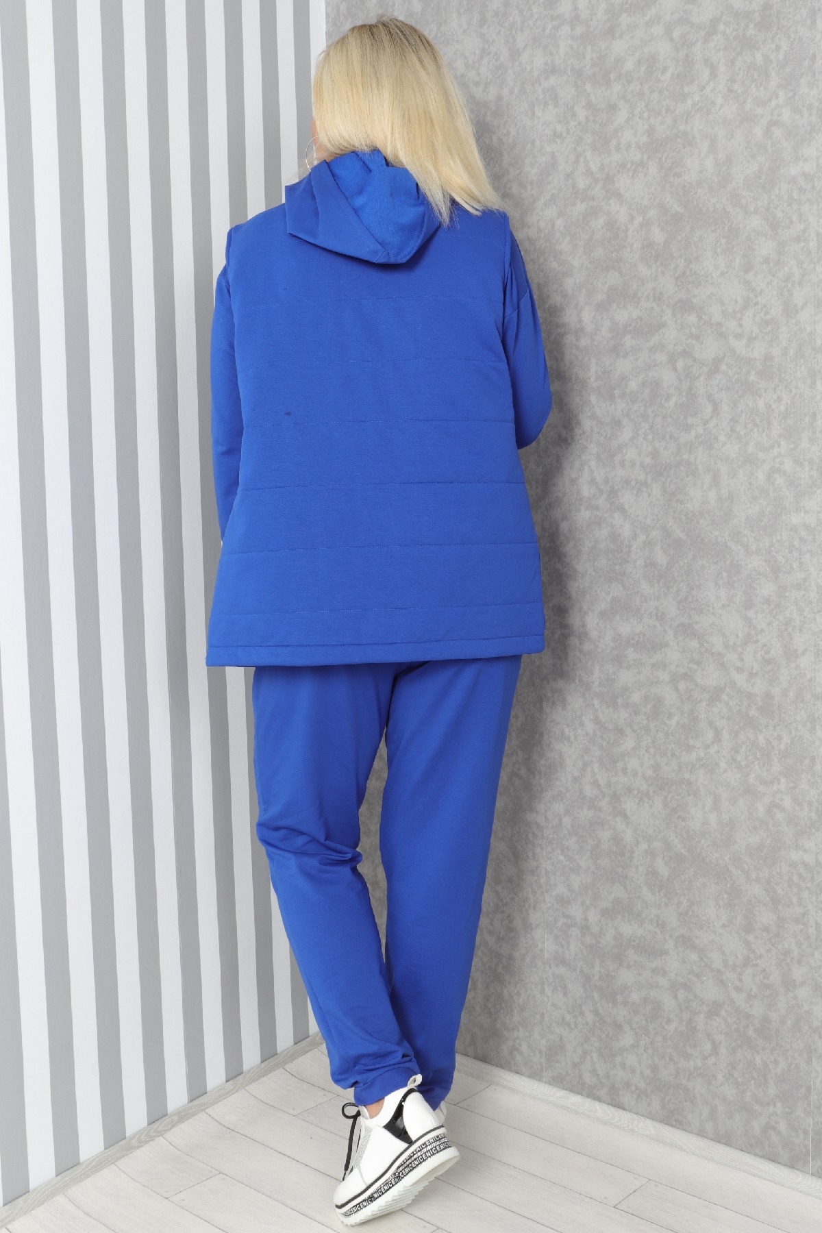 Women's 3 Piece Suits-Bright Blue
