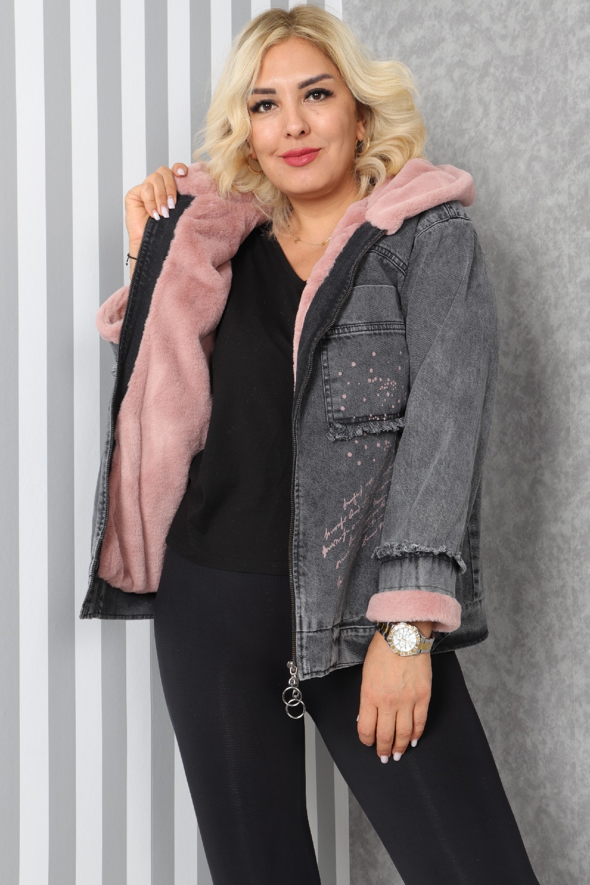 Coats-powder pink