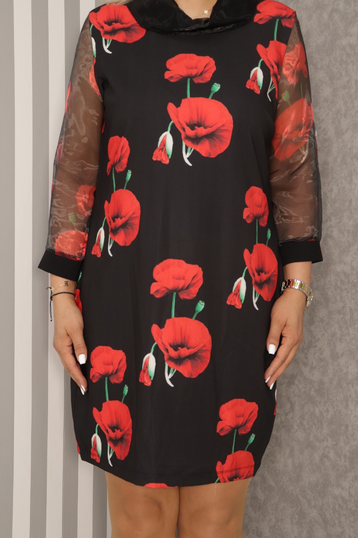 Casual Dresses-Red