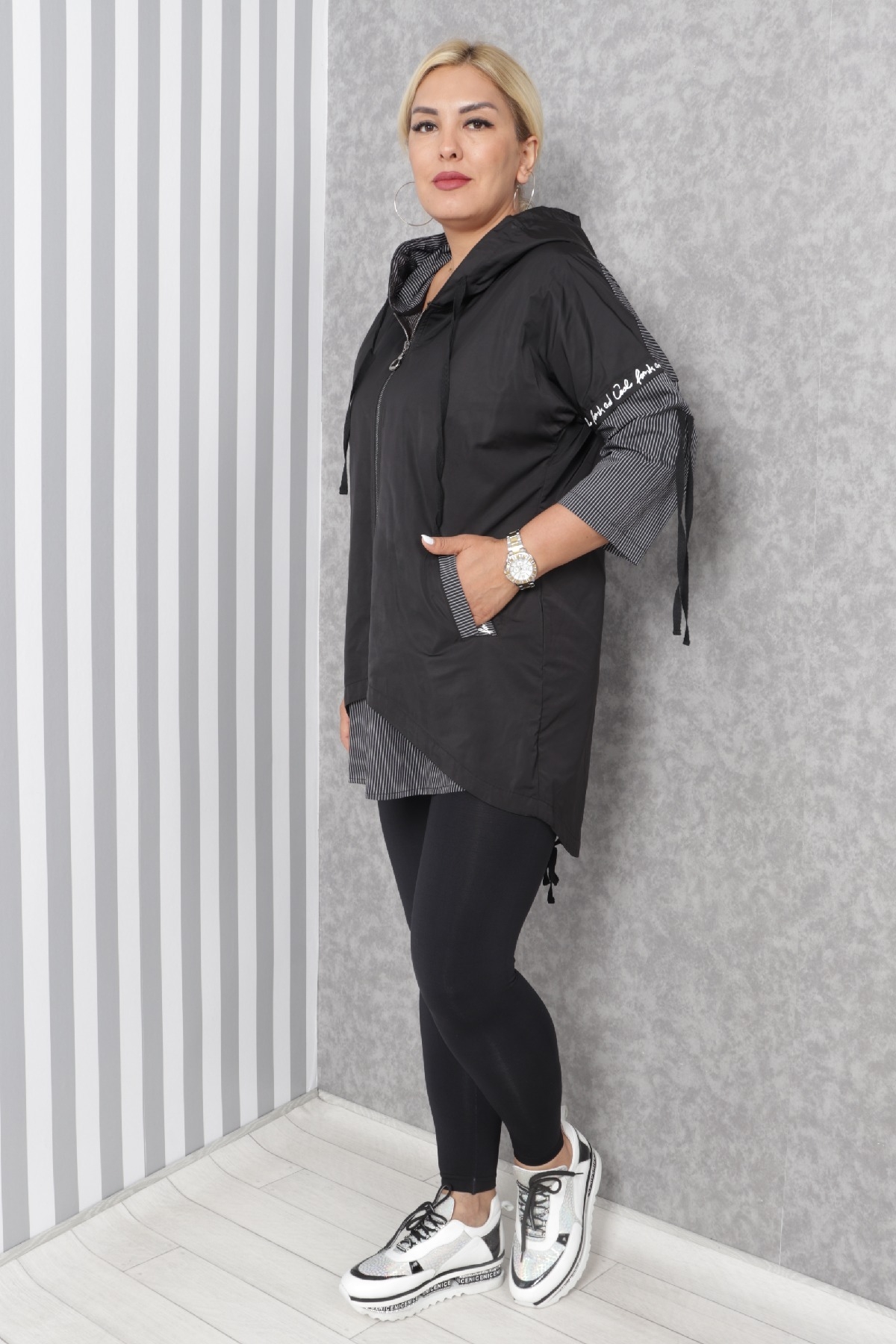 Trench Coats-Black