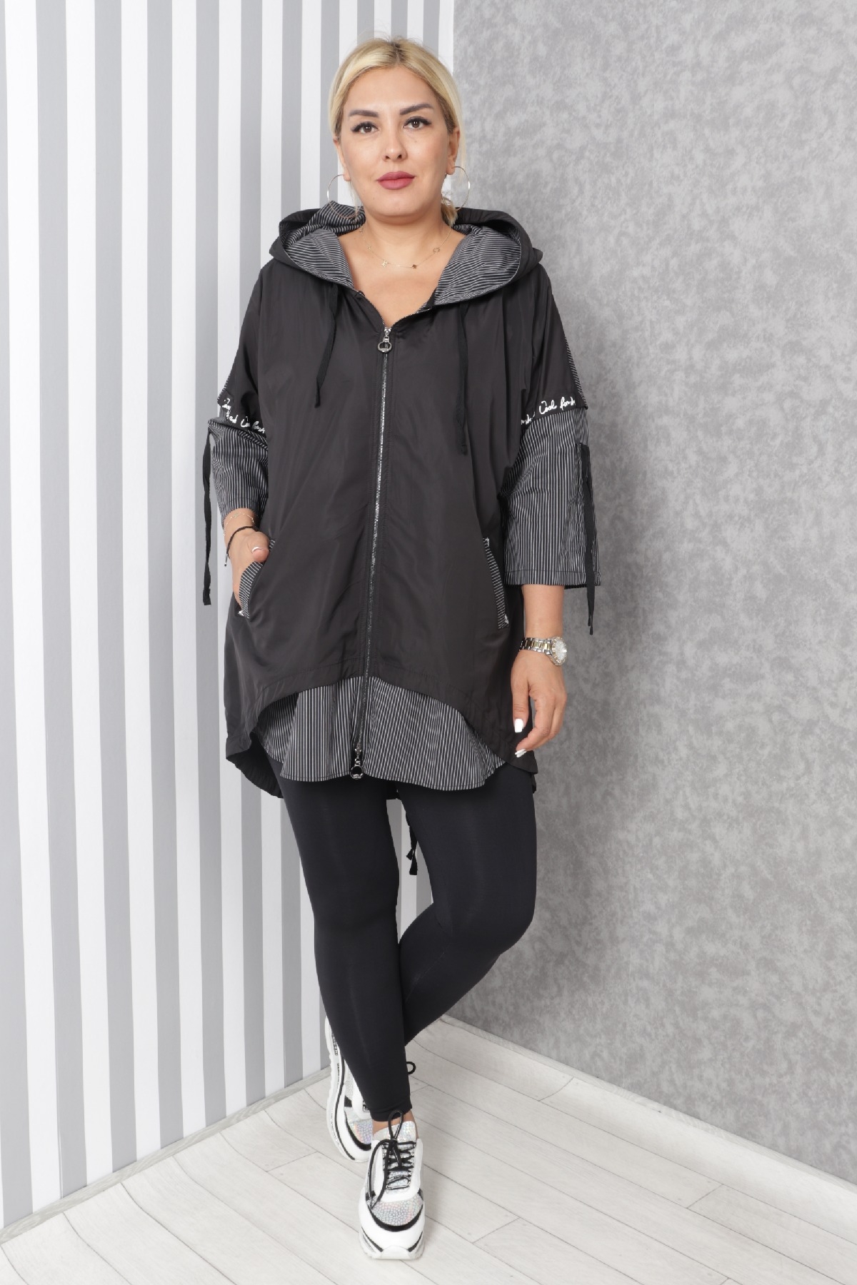 Trench Coats-Black