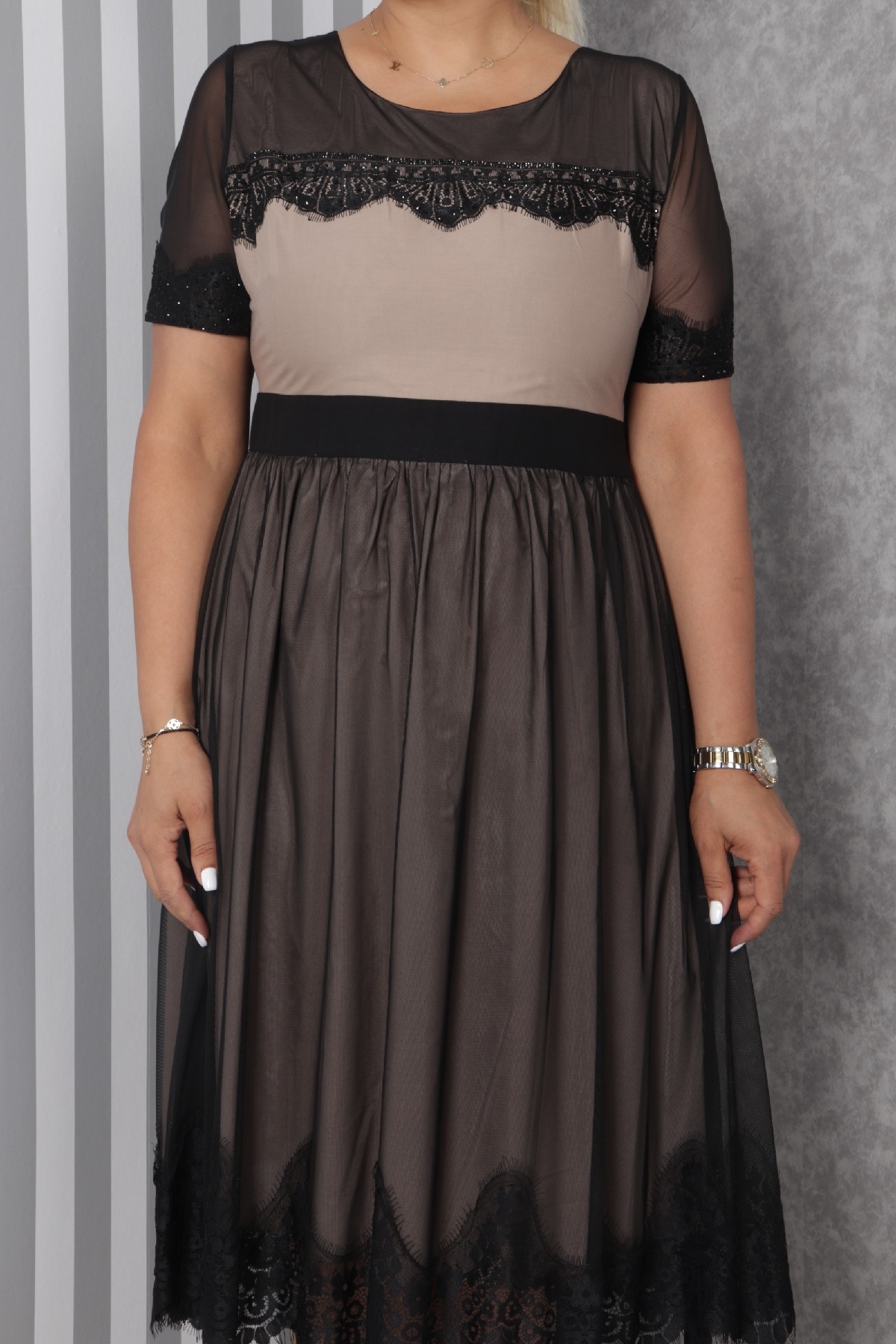 Evening Dress-Mink