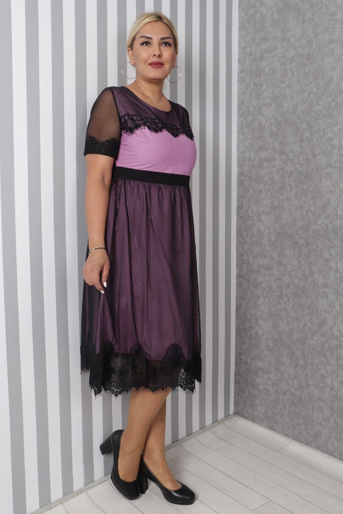 Evening Dress-Purple