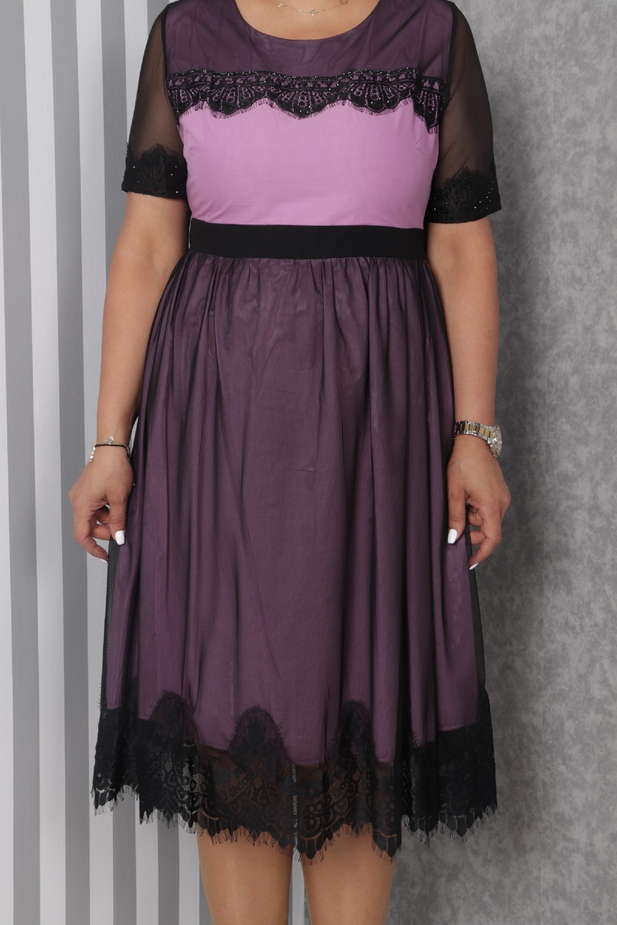 Evening Dress-Purple