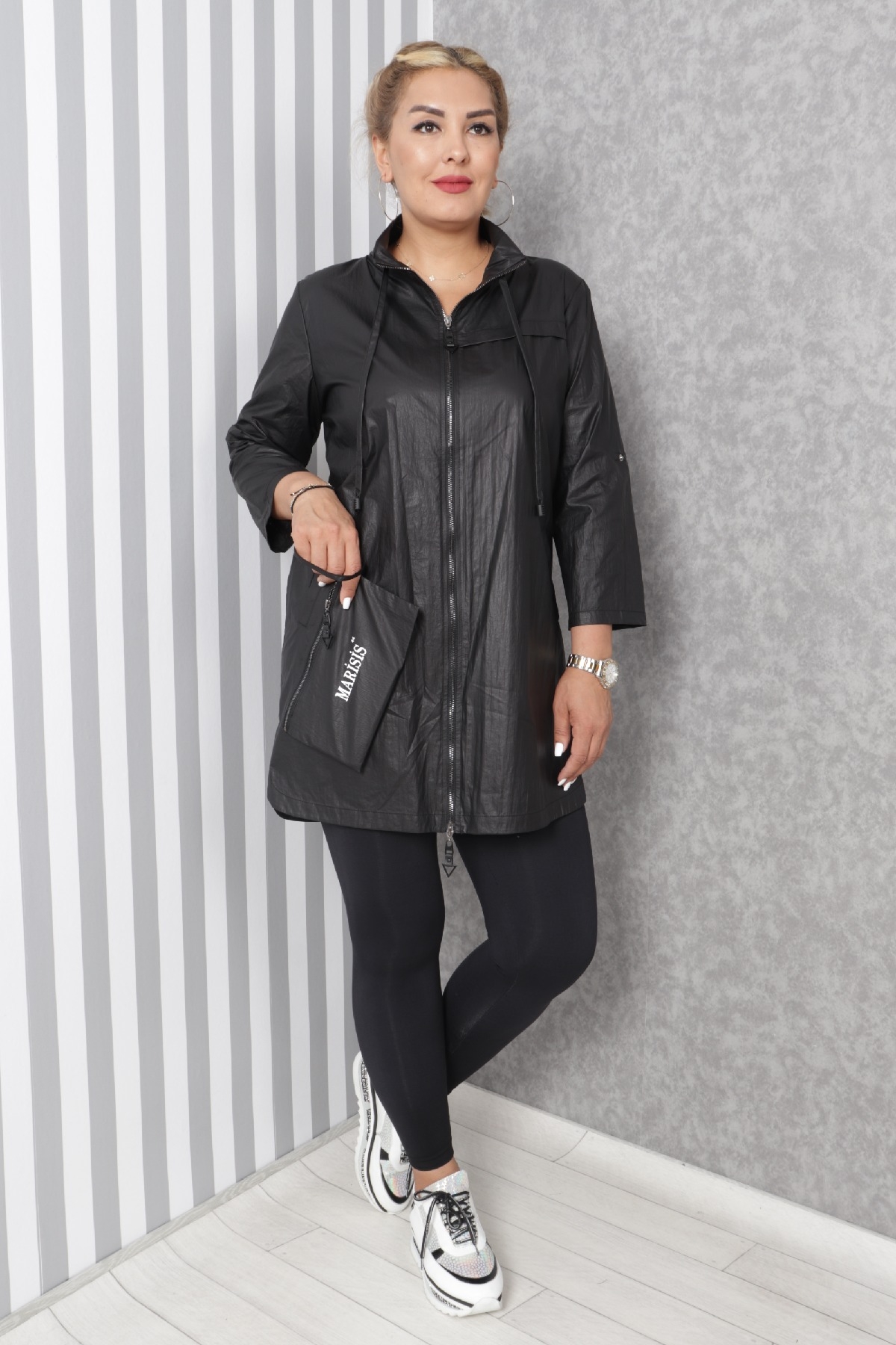 Trench Coats-Black