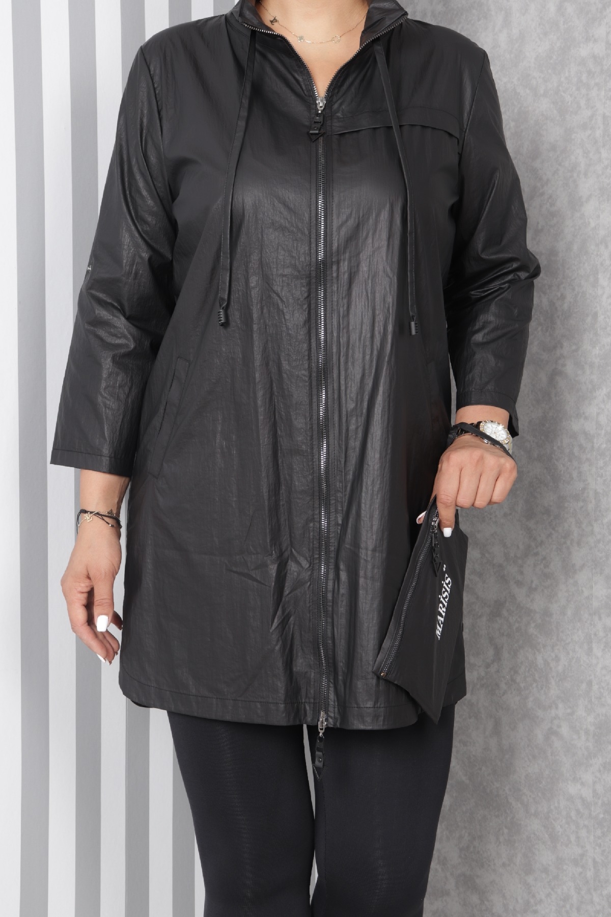 Trench Coats-Black