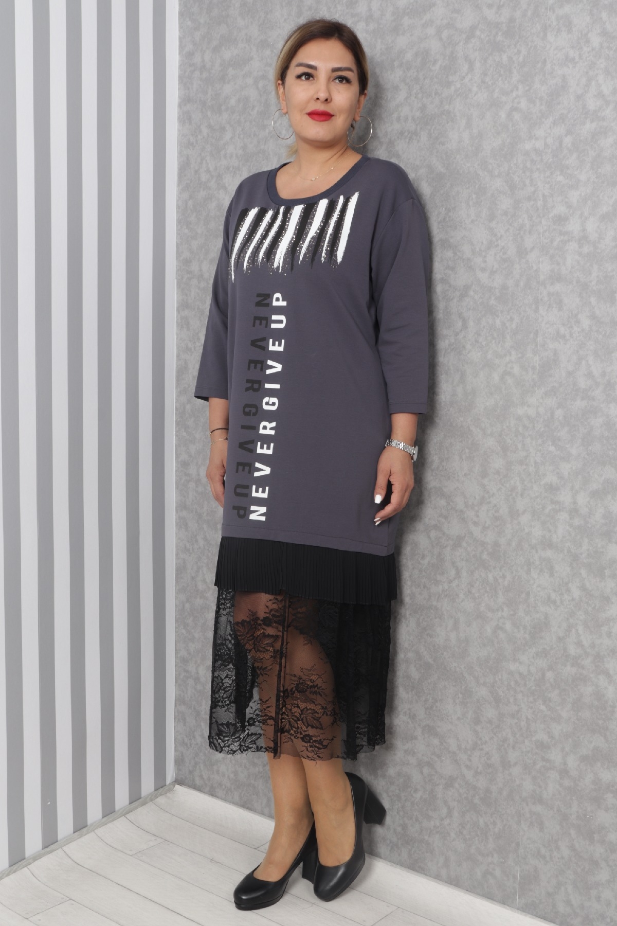 Casual Dresses-Grey