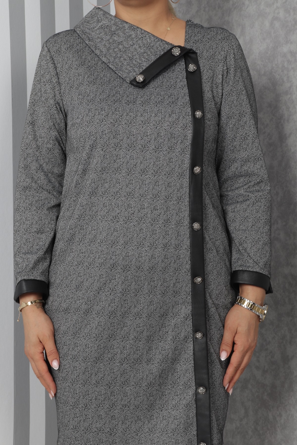 Casual Dresses-Grey