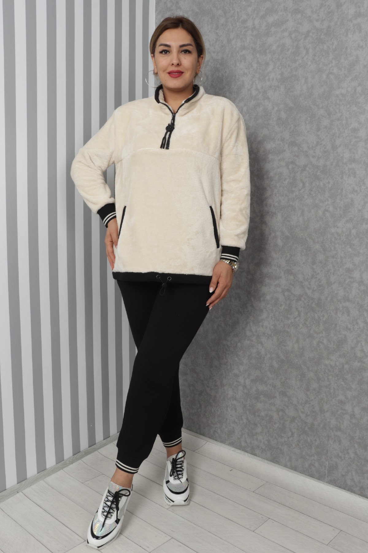 Two-Piece Suit-Ecru