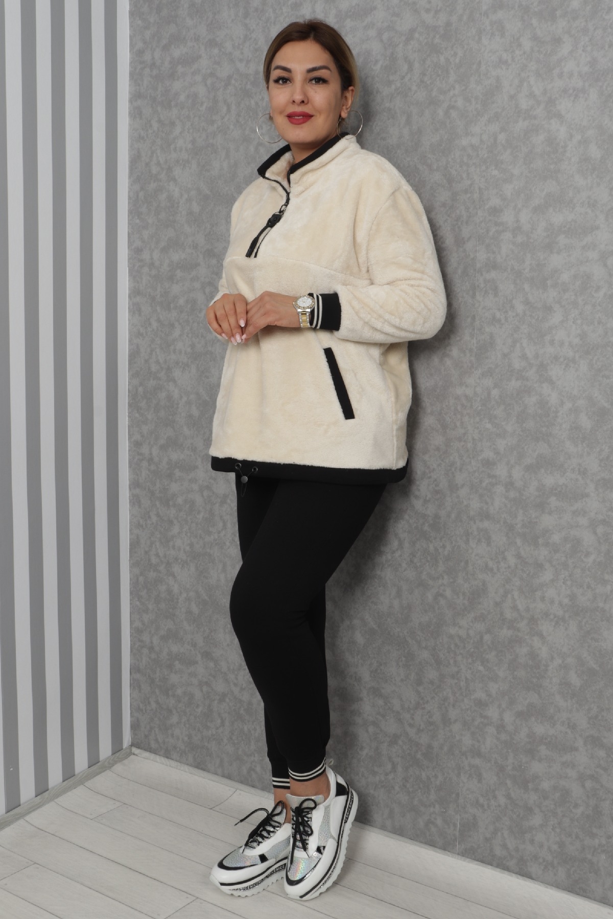 Two-Piece Suit-Ecru
