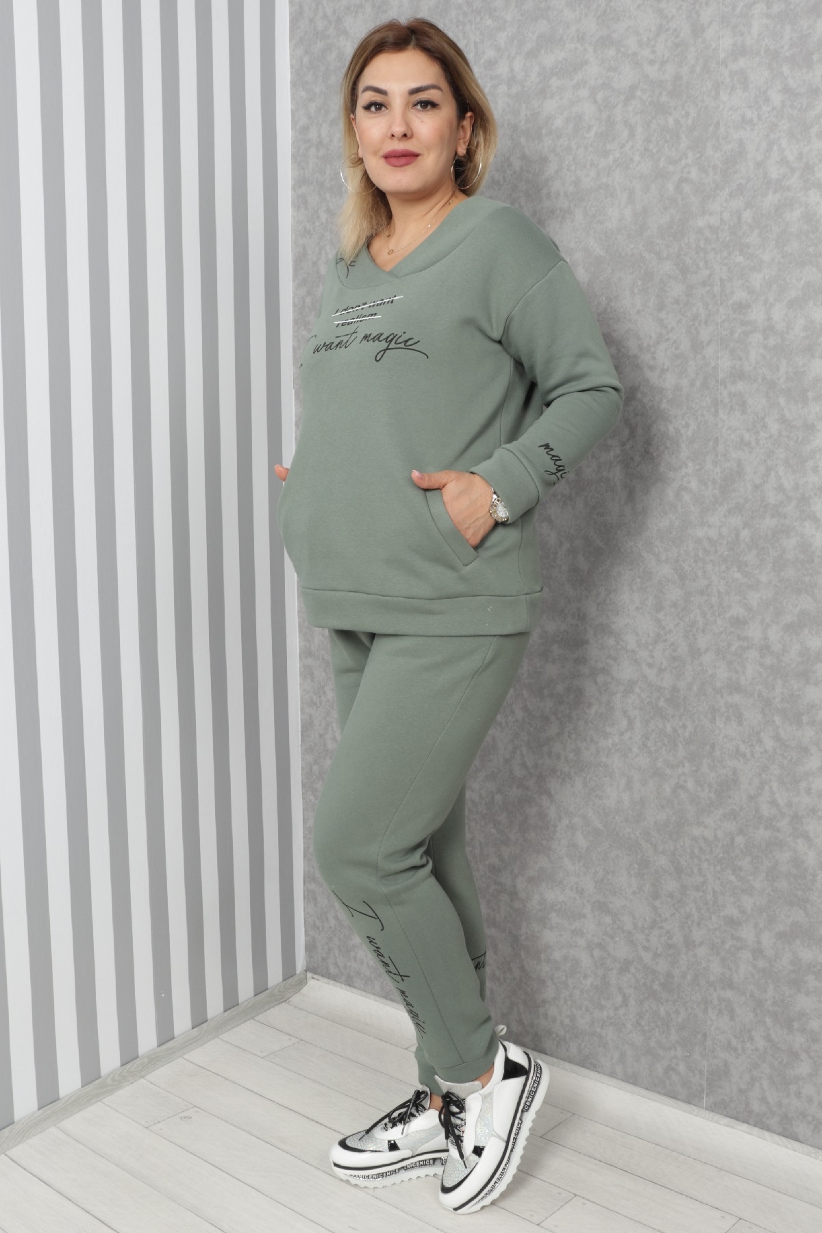 Two-Piece Suit-Petrol Green