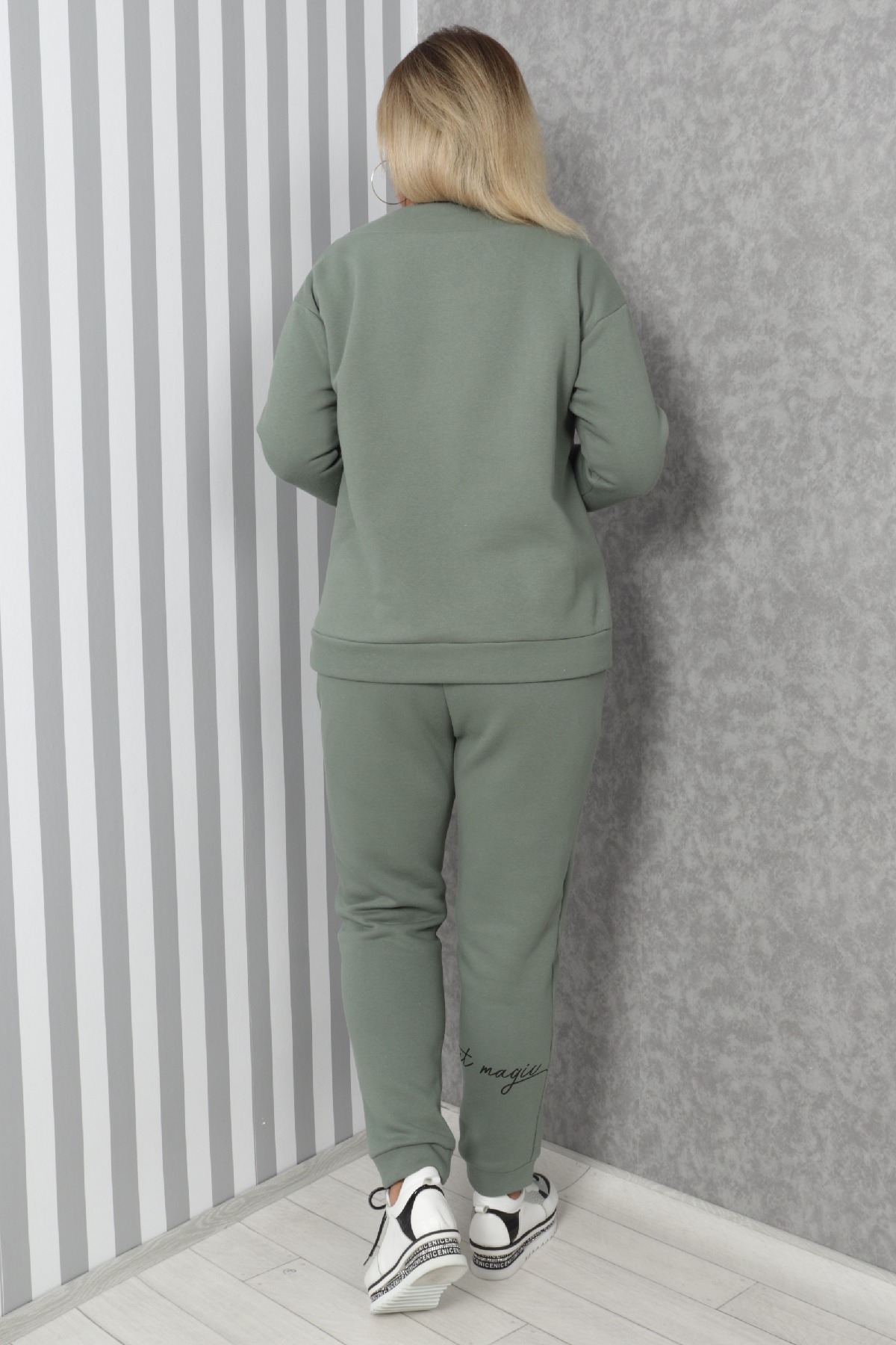 Two-Piece Suit-Petrol Green