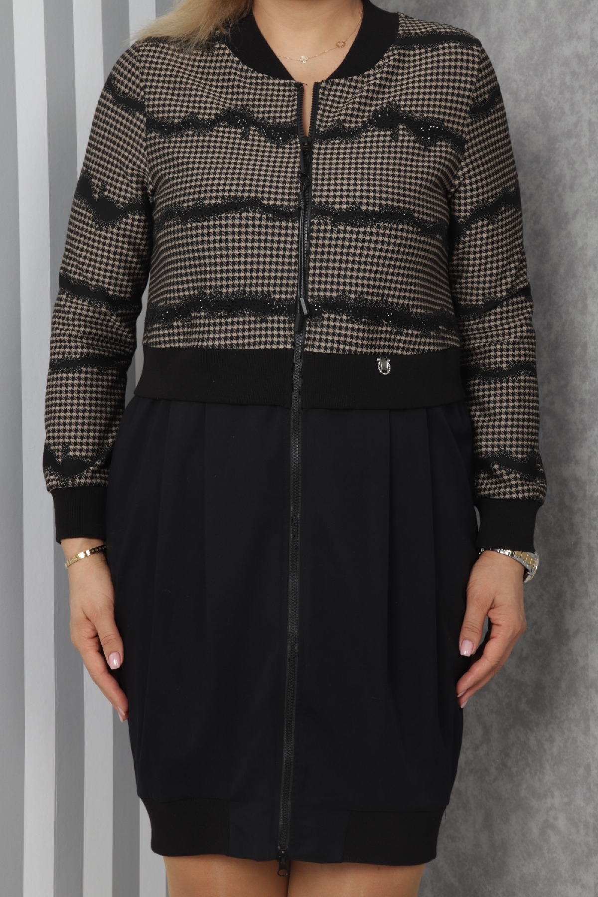 Casual Dresses-Brown
