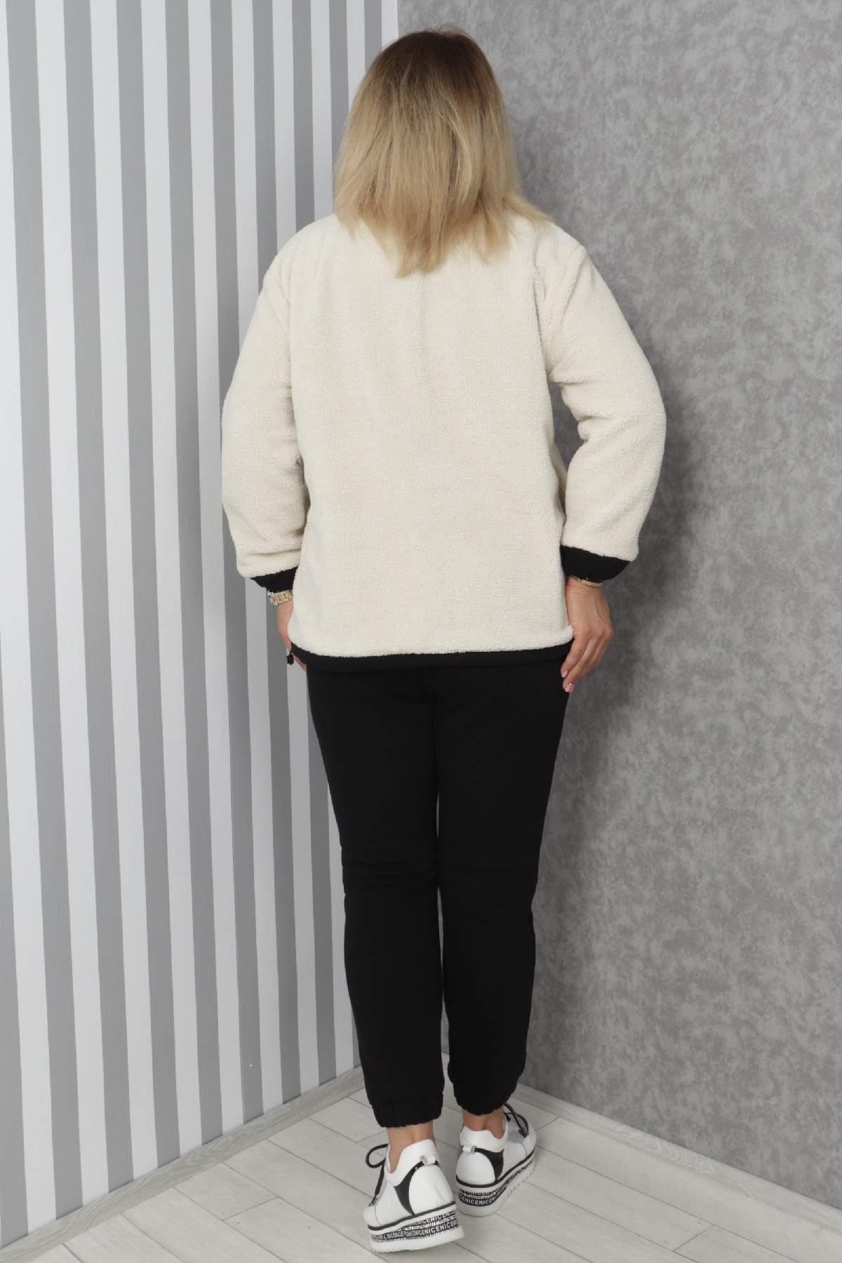 Two-Piece Suit-Ecru