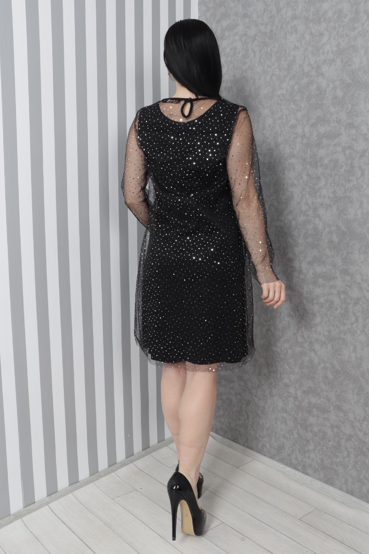 Casual Dresses-Black