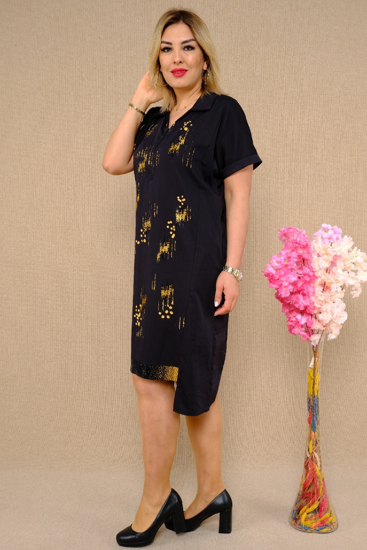 Casual Dresses-Yellow