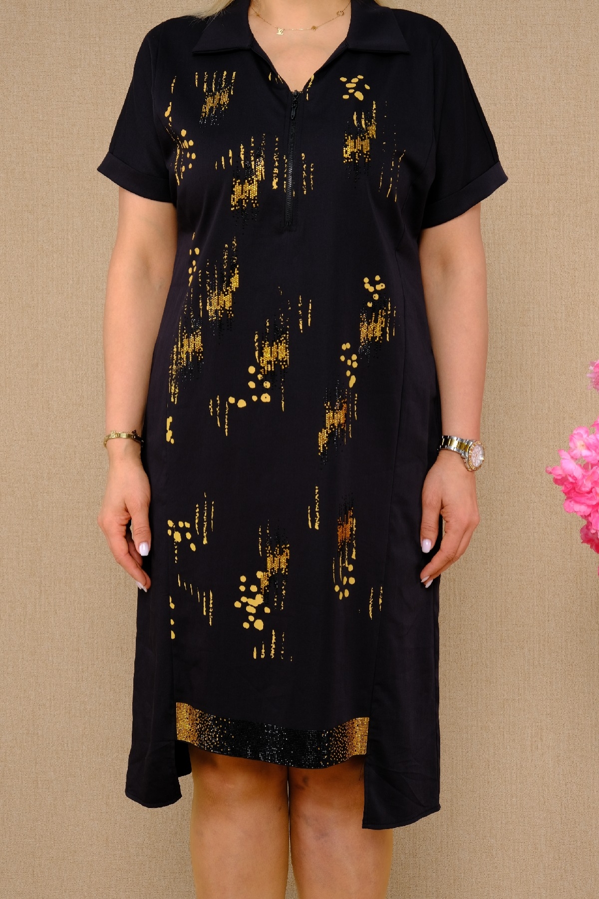Casual Dresses-Yellow