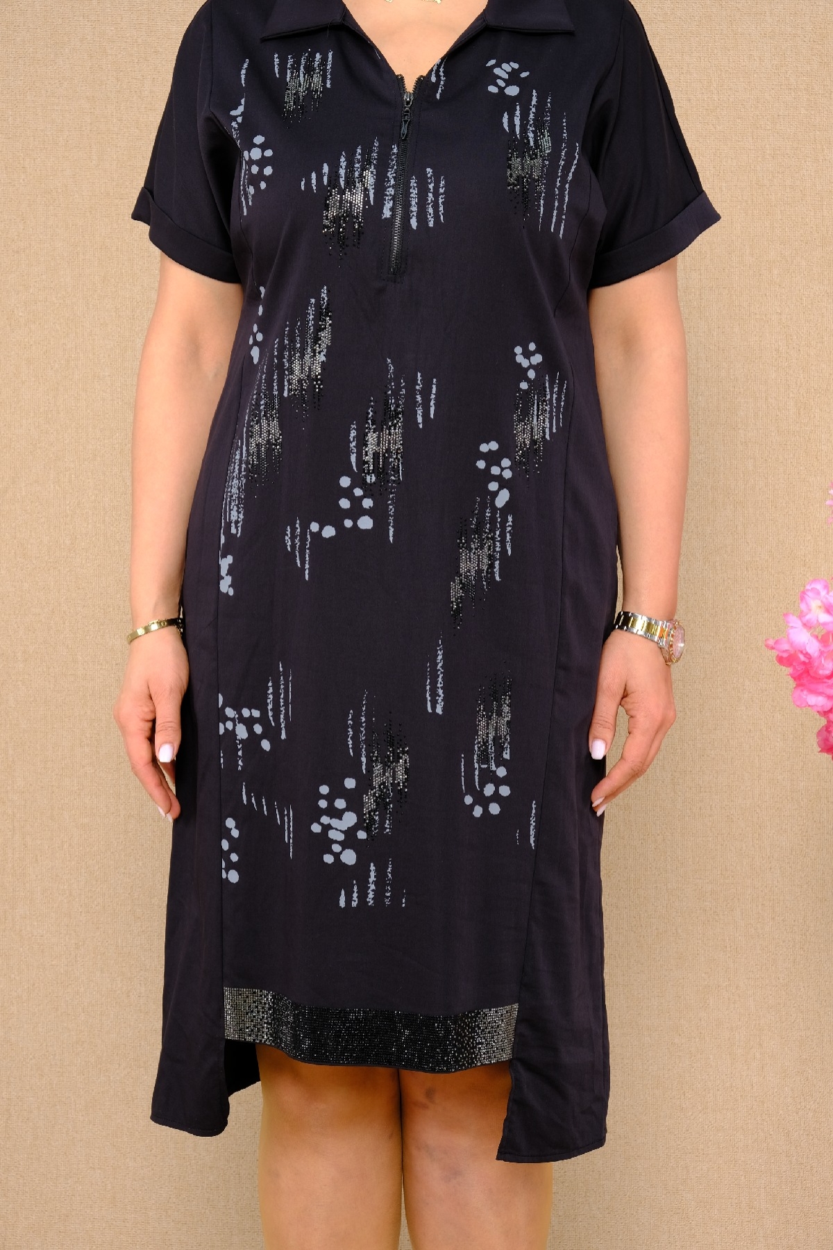 Casual Dresses-Grey