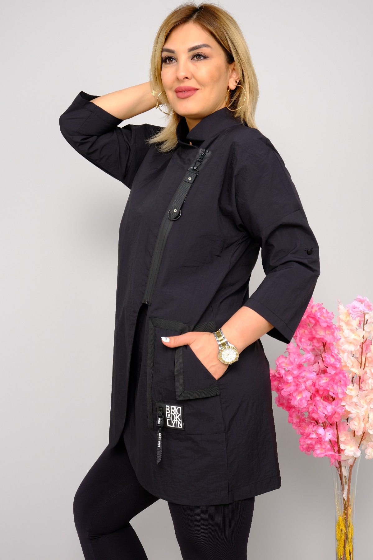 Trench Coats-Black