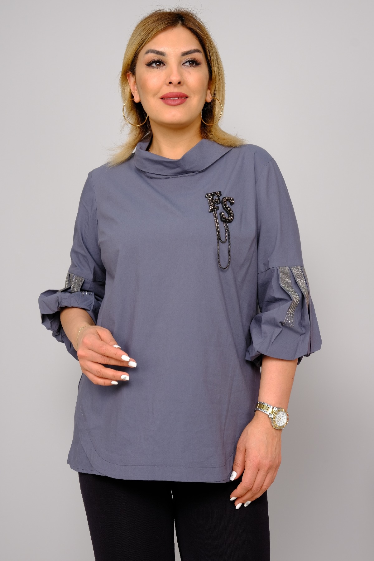 Blouses-Grey