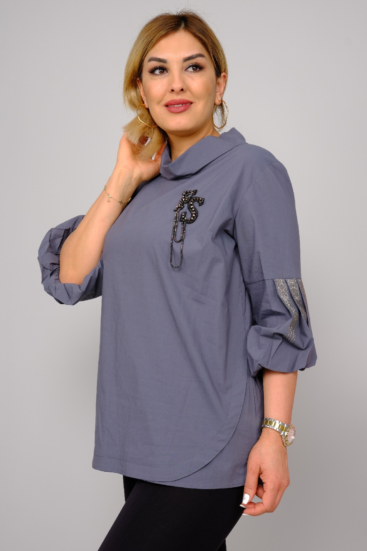 Blouses-Grey