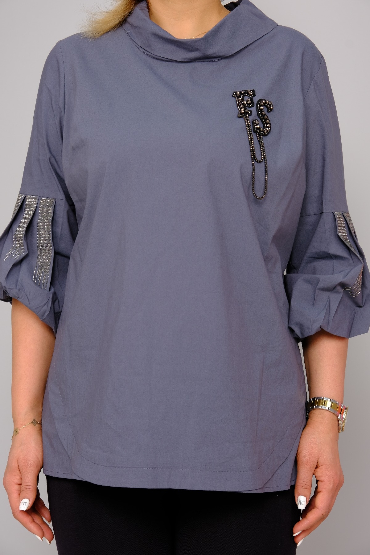 Blouses-Grey