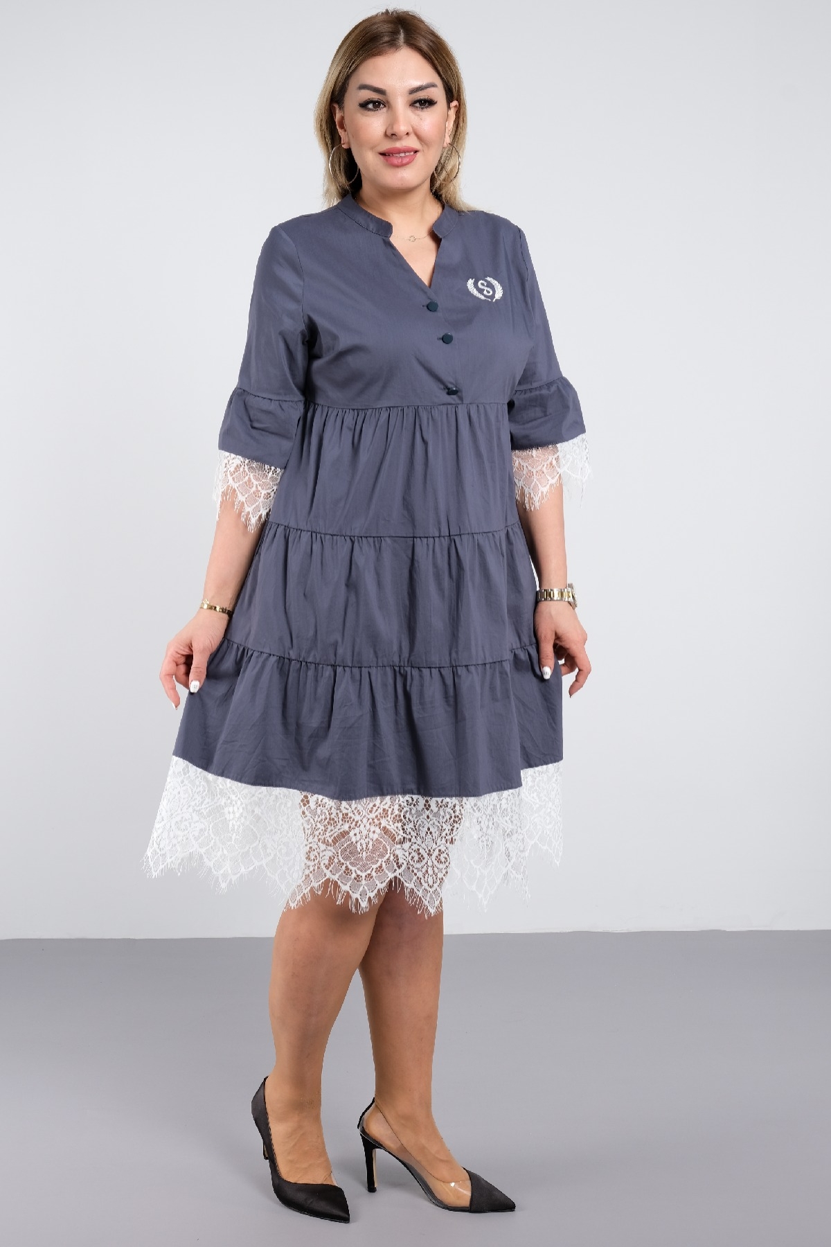 Casual Dresses-Grey