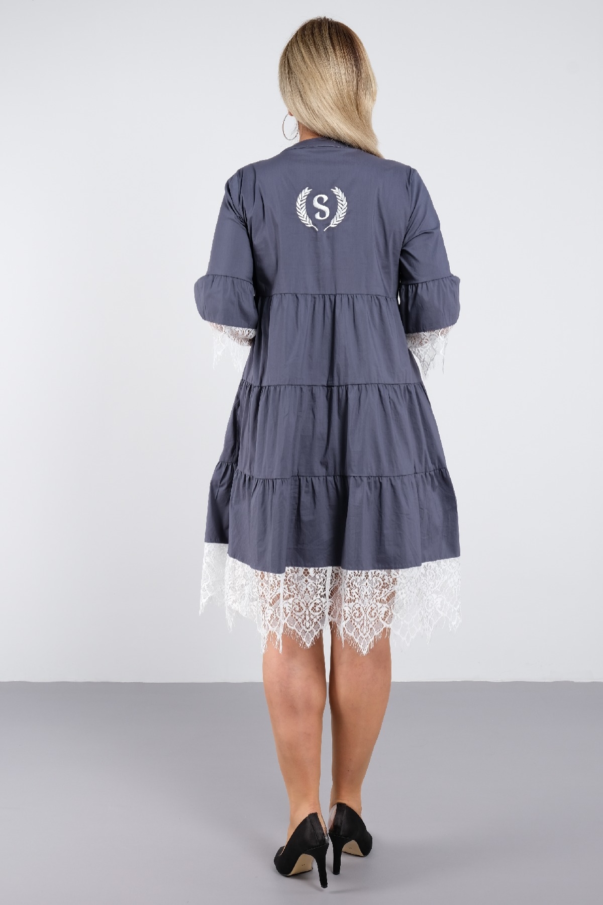 Casual Dresses-Grey