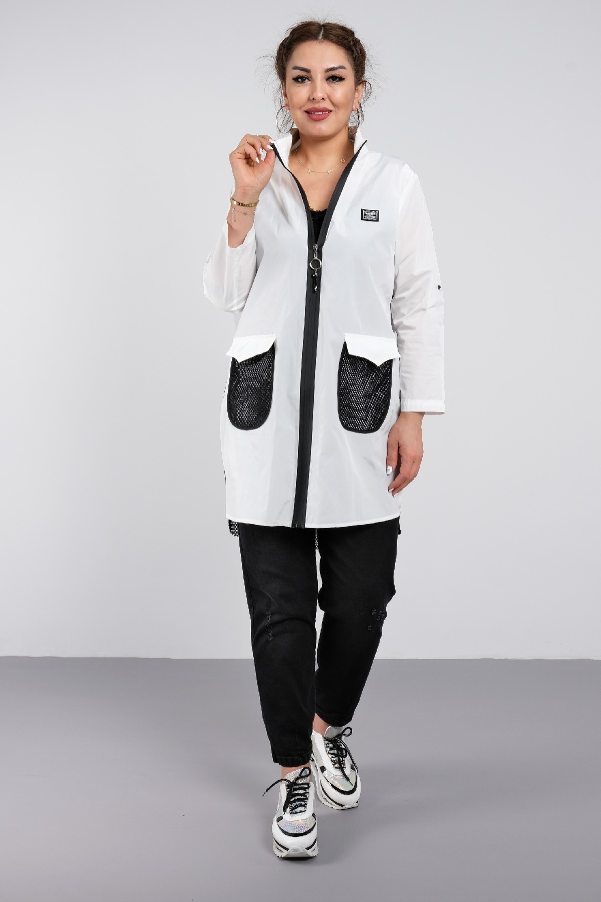 Trench Coats-White