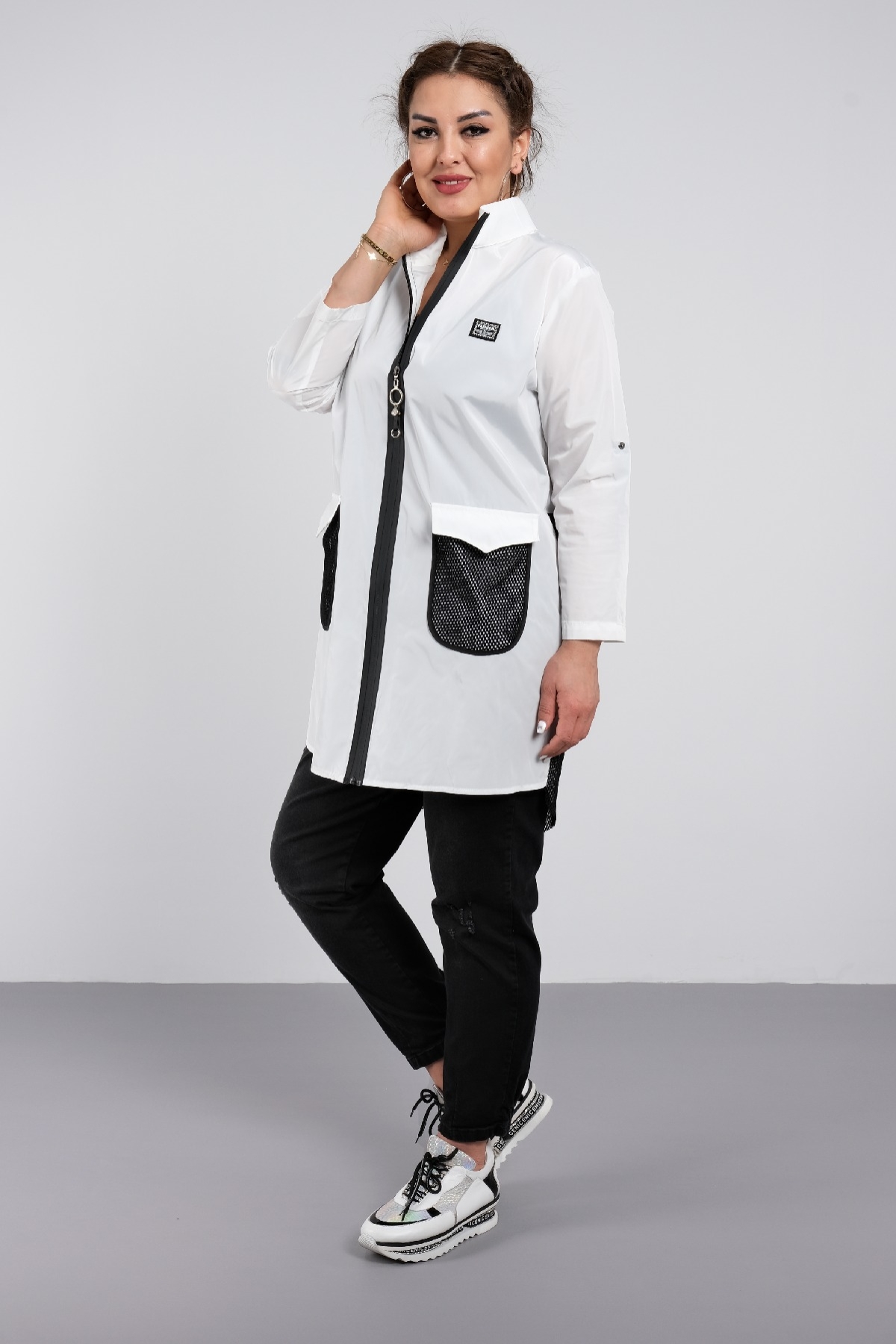 Trench Coats-White