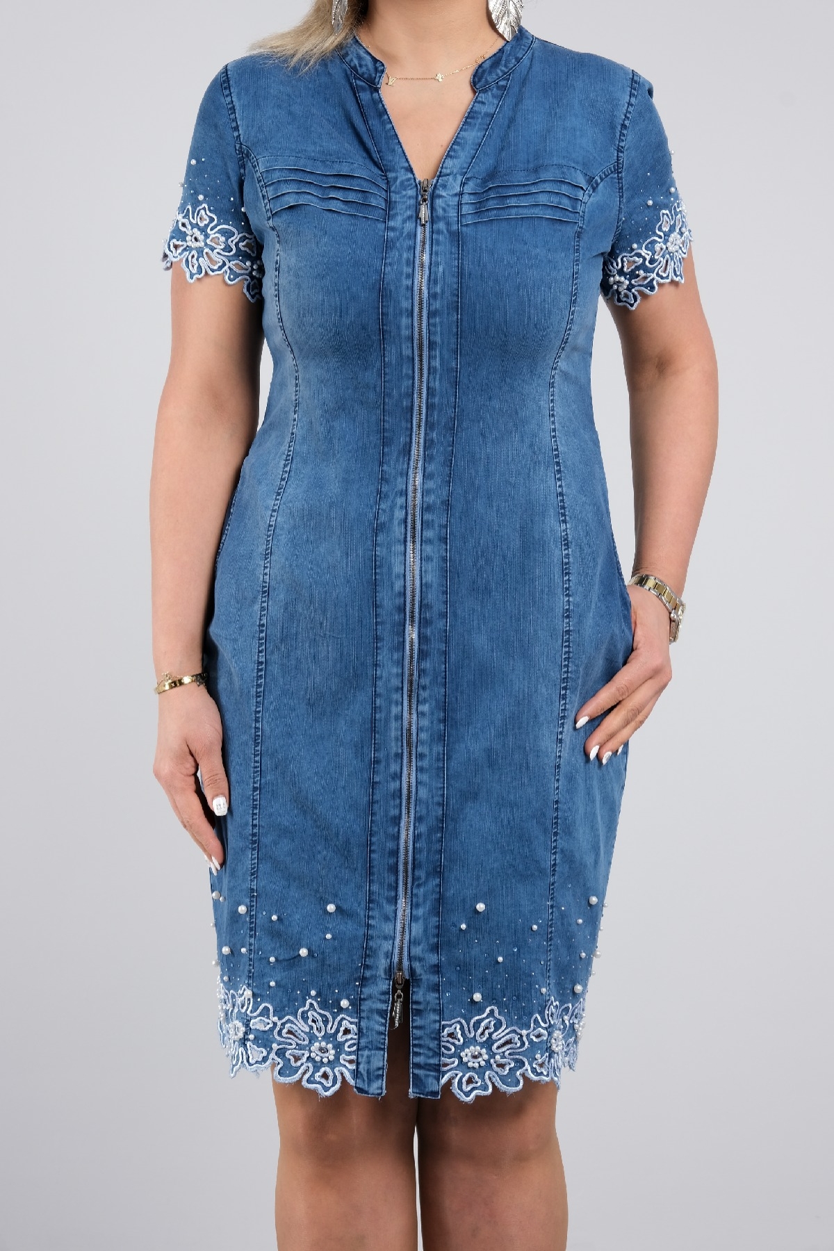 Casual Dresses-Blue
