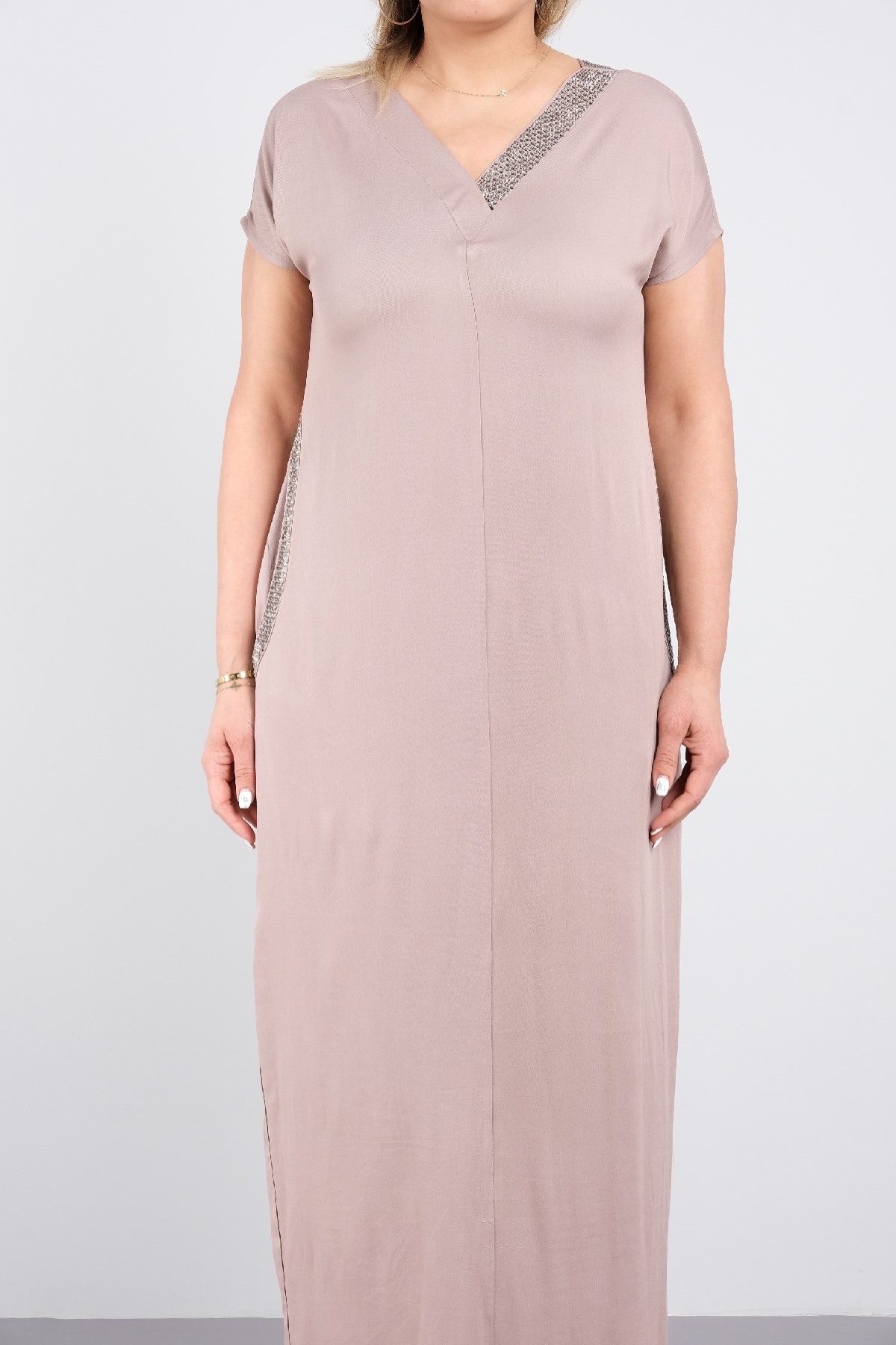 Casual Dresses-Mink