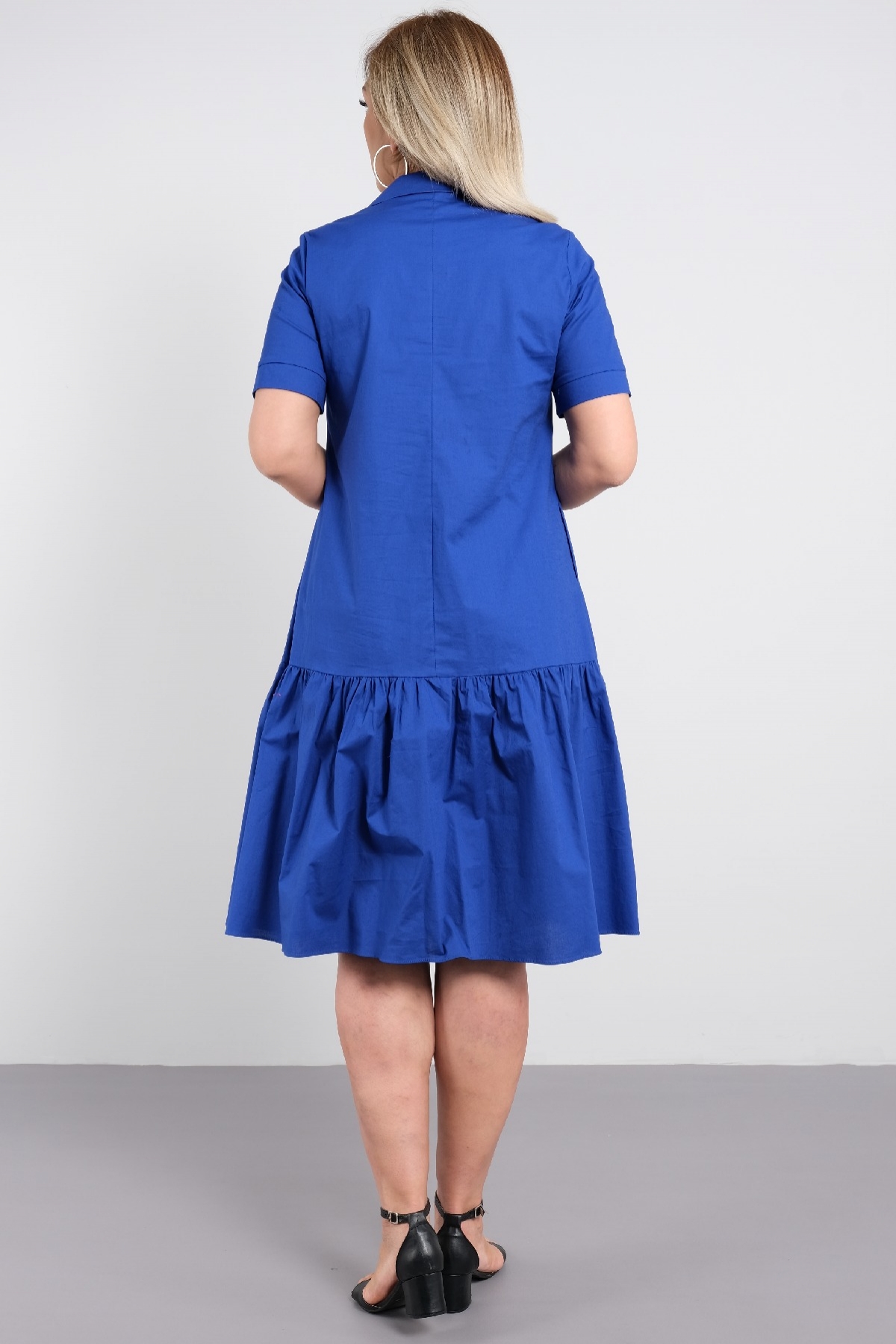 Casual Dresses-Bright Blue