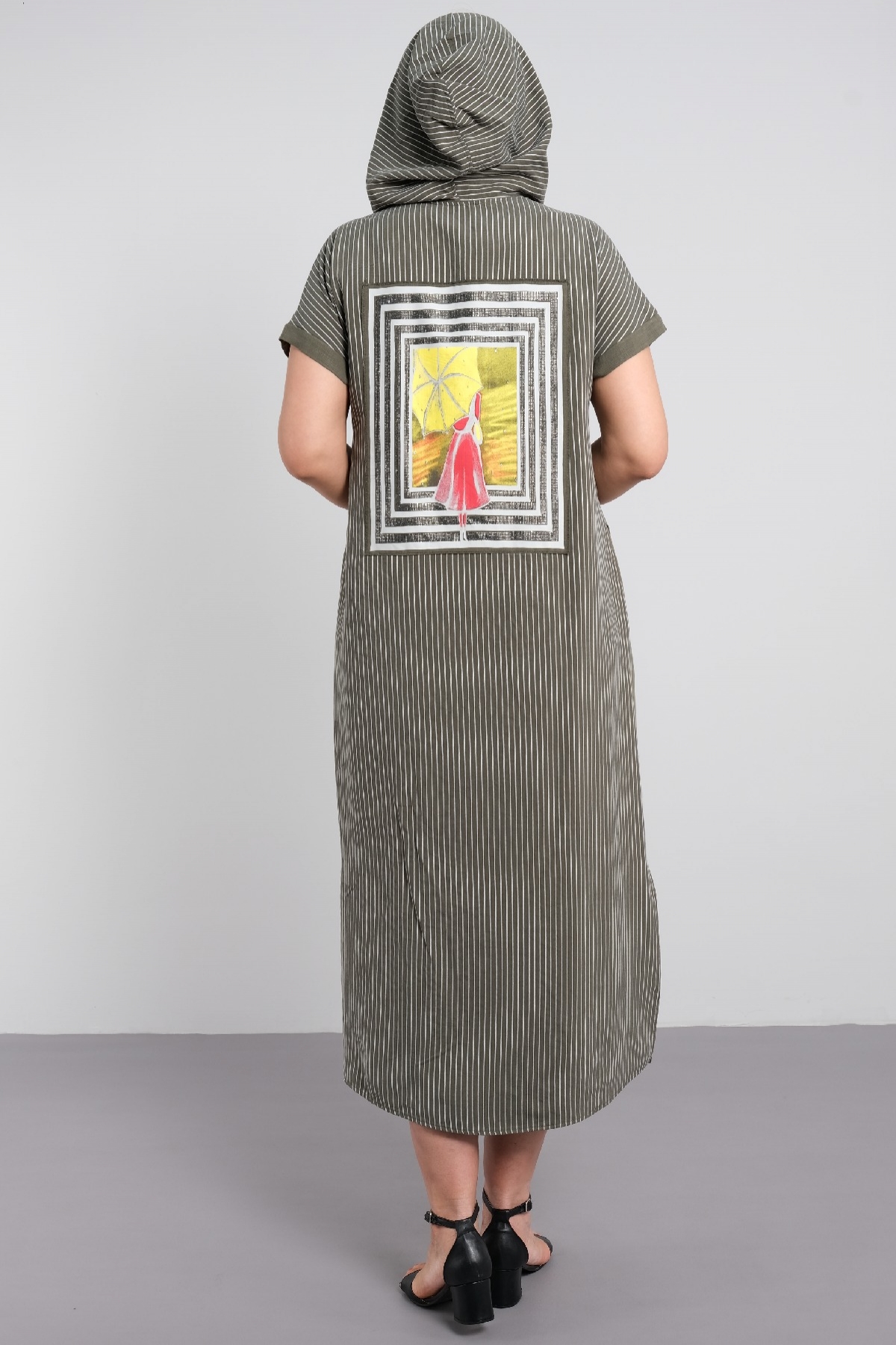 Casual Dresses-Khaki