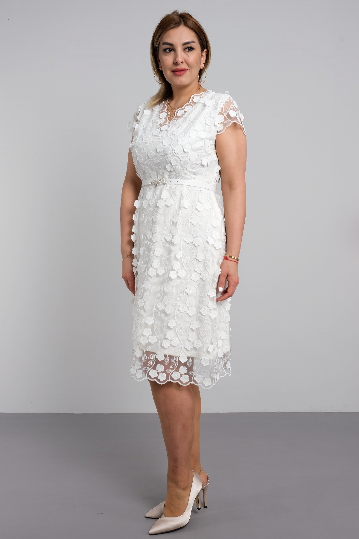 Casual Dresses-White
