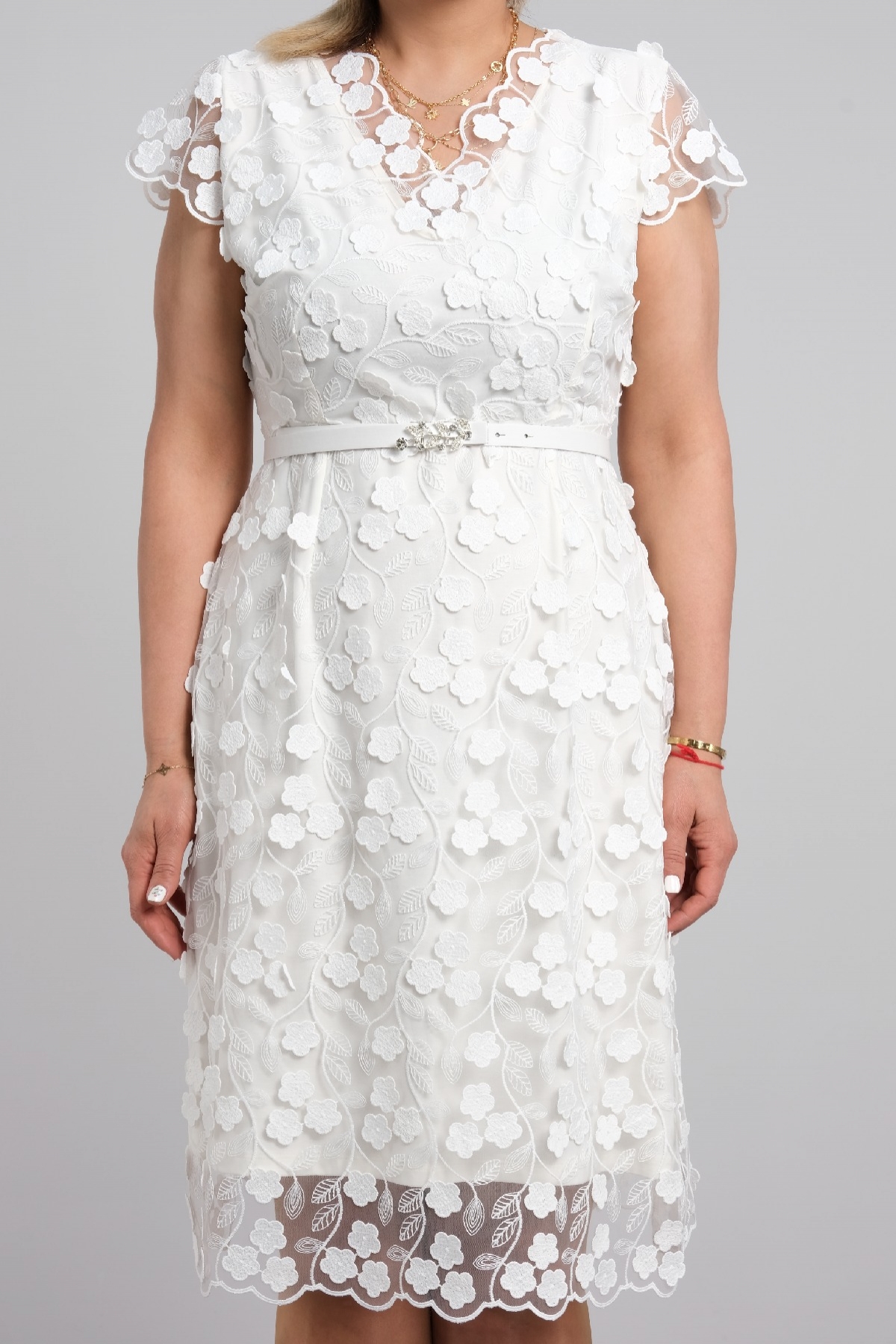 Casual Dresses-White