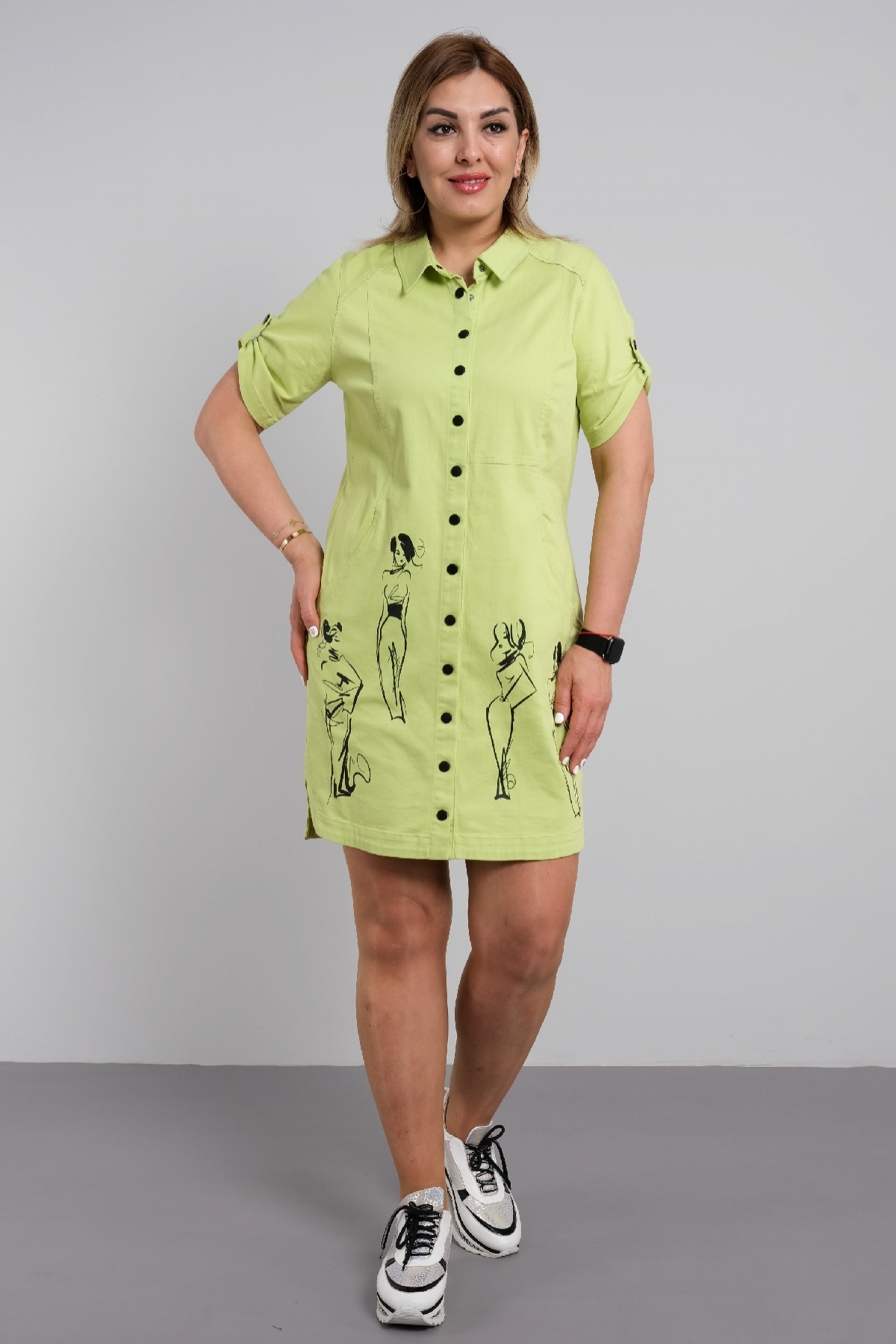 Casual Dresses-Green