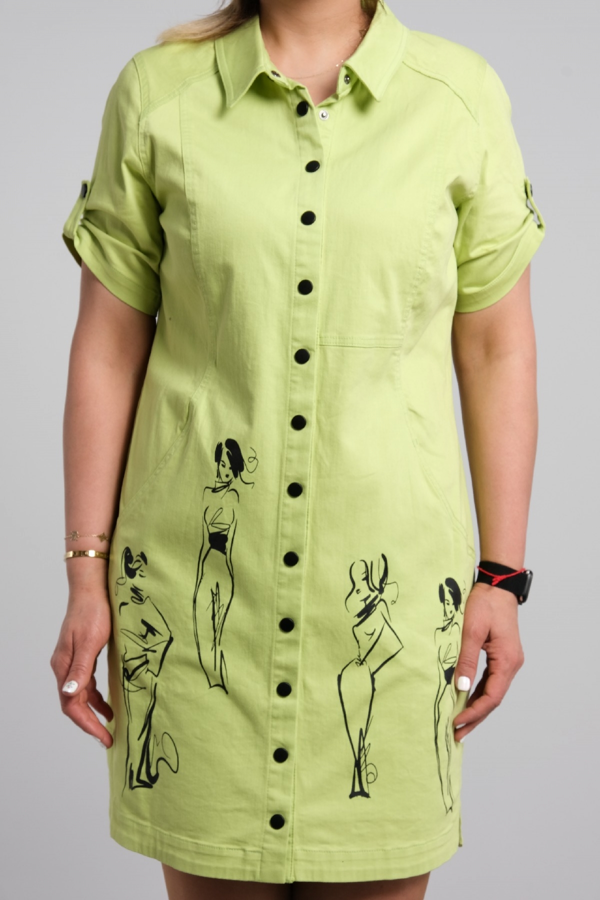 Casual Dresses-Green