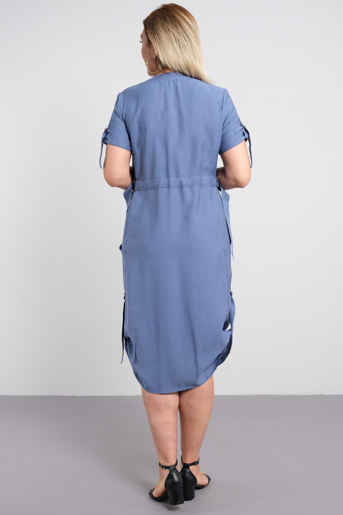 Casual Dresses-Blue