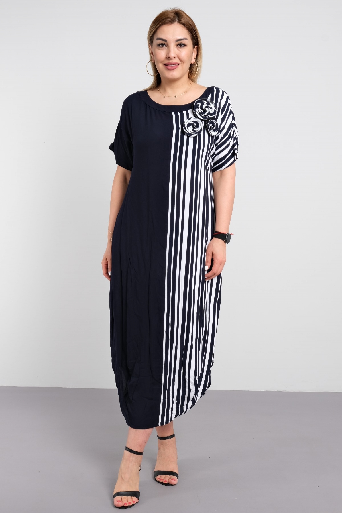 Casual Dresses-Dark Blue