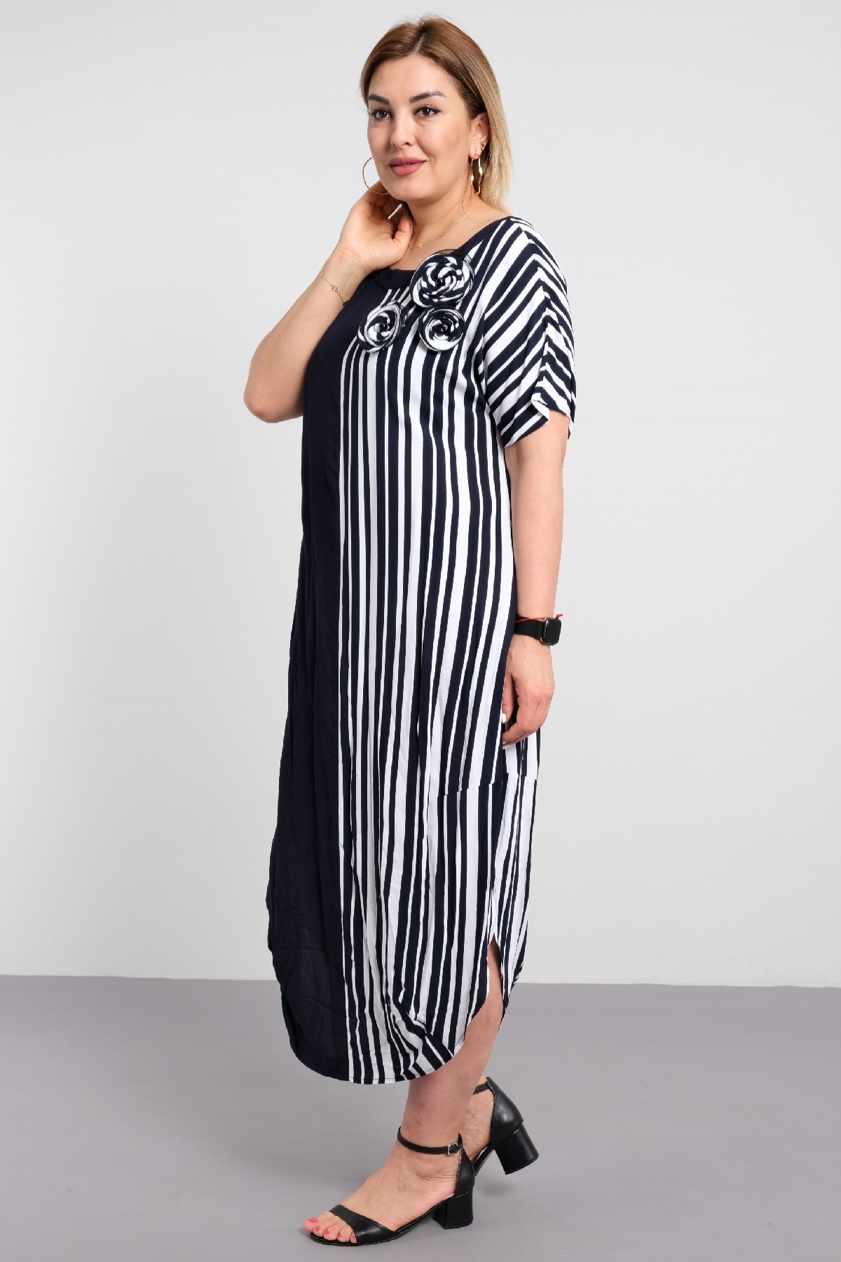 Casual Dresses-Dark Blue