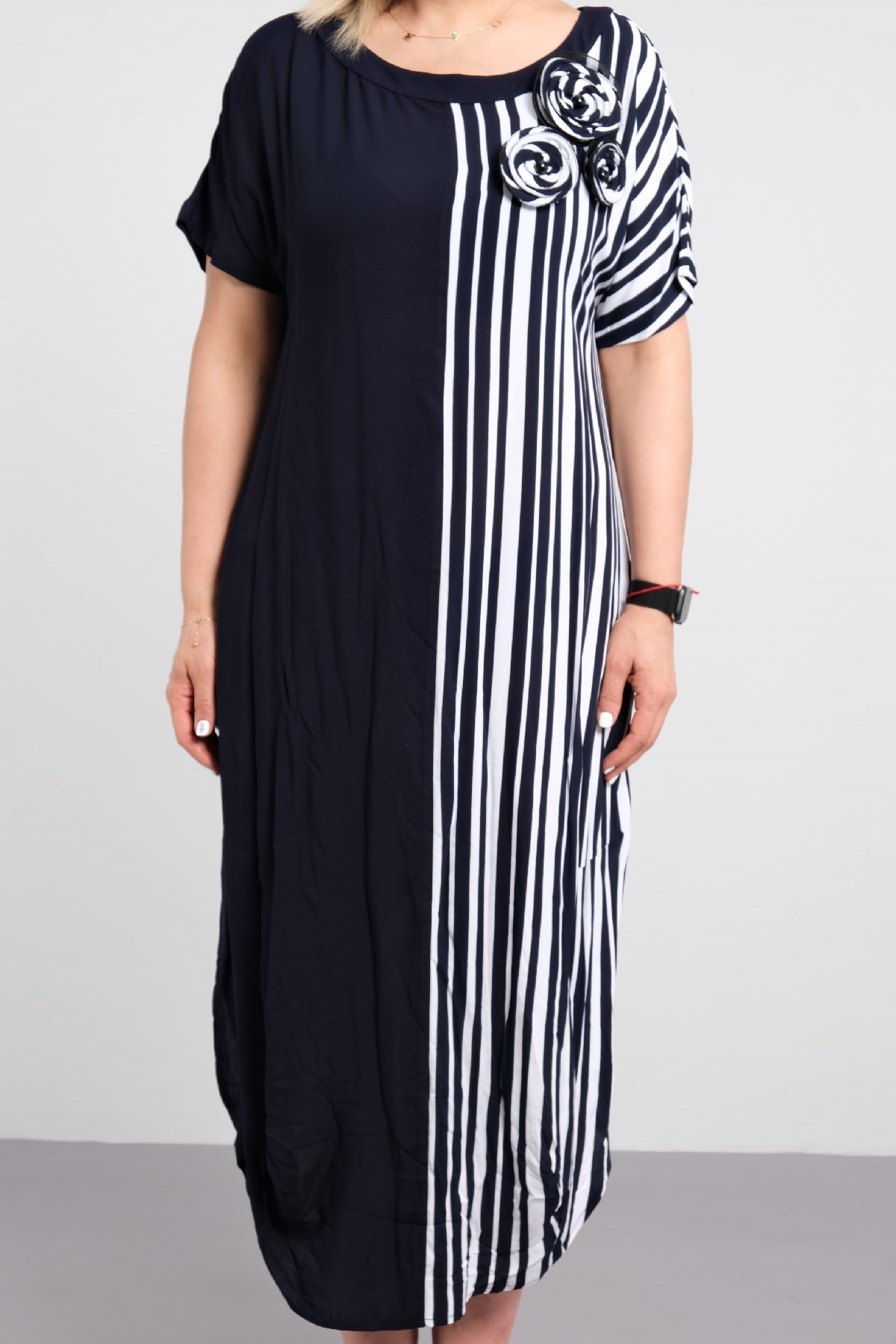 Casual Dresses-Dark Blue