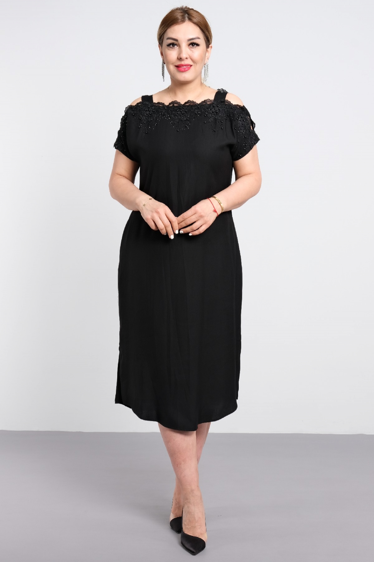 Casual Dresses-Black