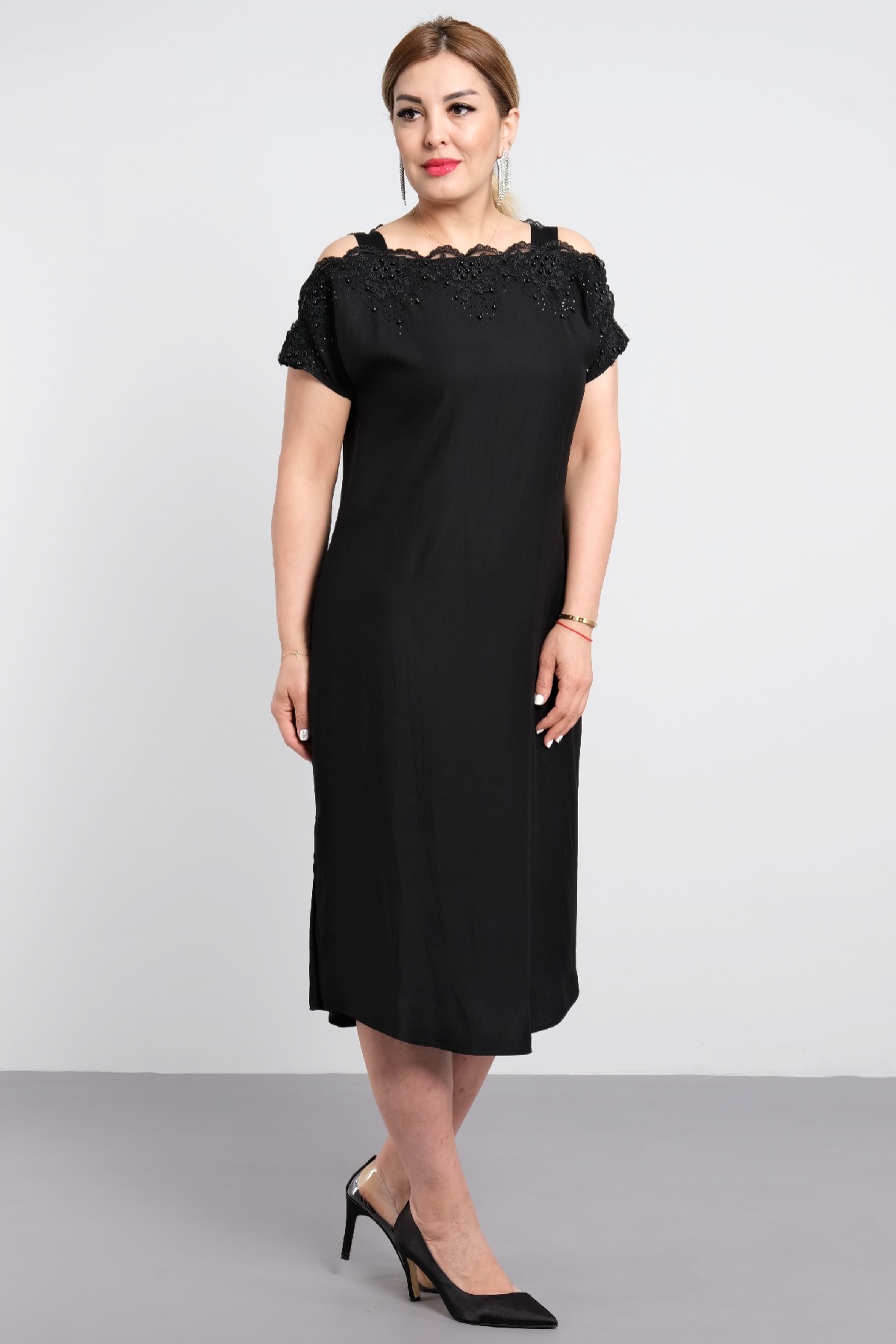 Casual Dresses-Black