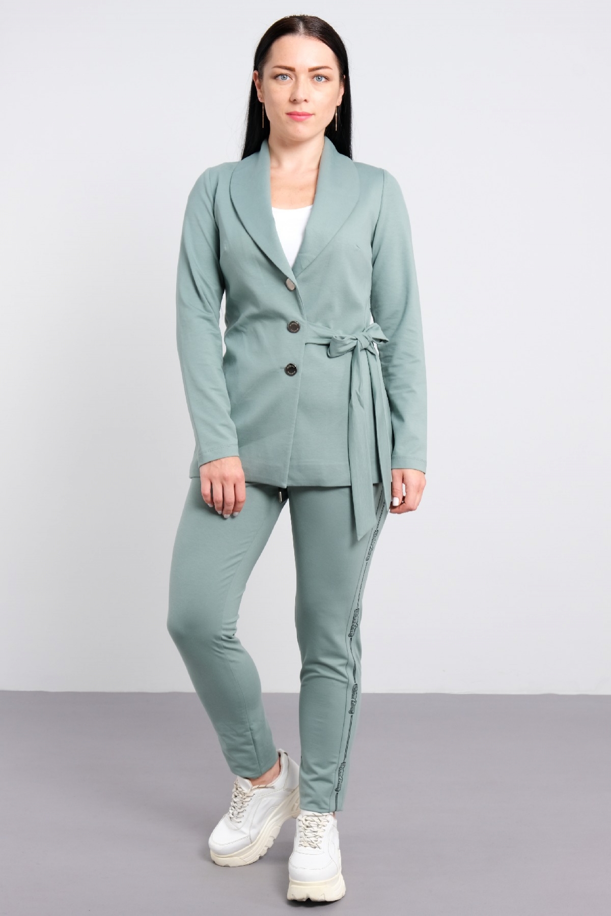 Two-Piece Suit-Petrol Green