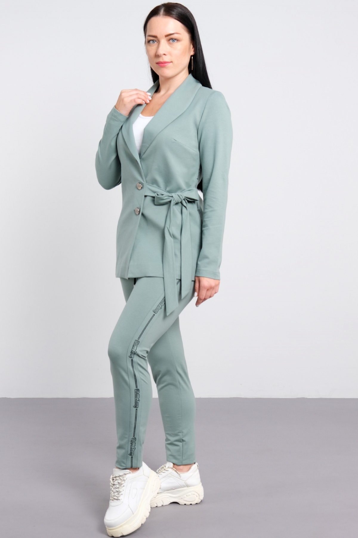 Two-Piece Suit-Petrol Green