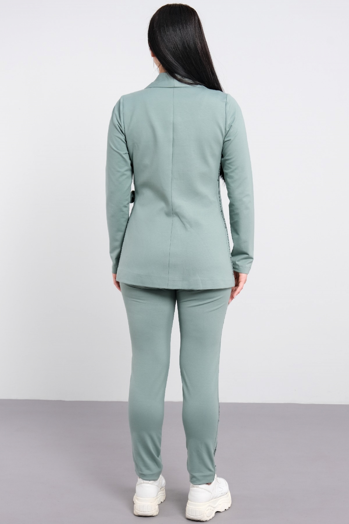 Two-Piece Suit-Petrol Green