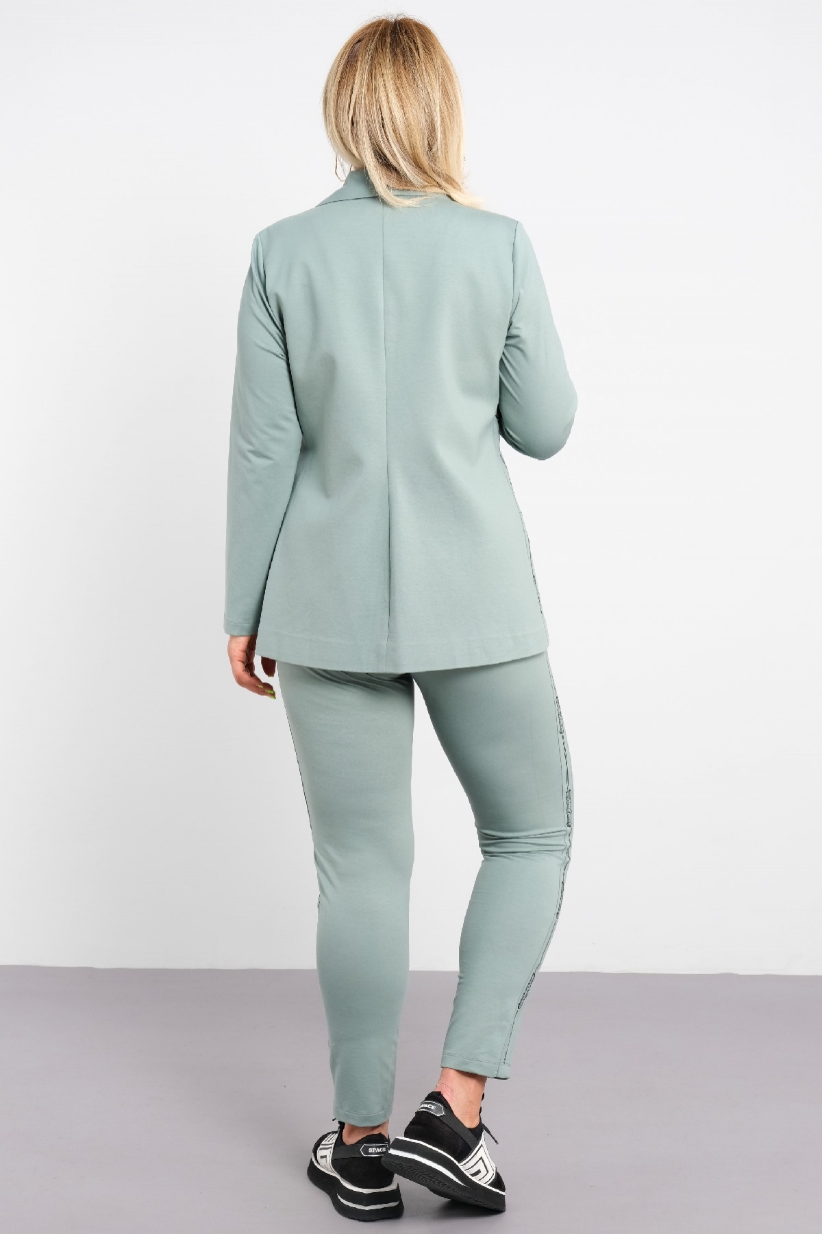 Two-Piece Suit-Petrol Green